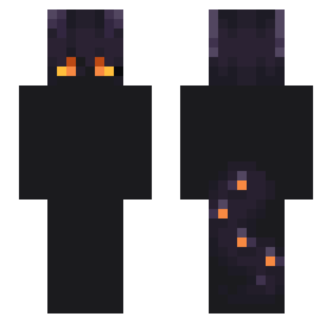 sMIGHT__ Minecraft skin, front and back view