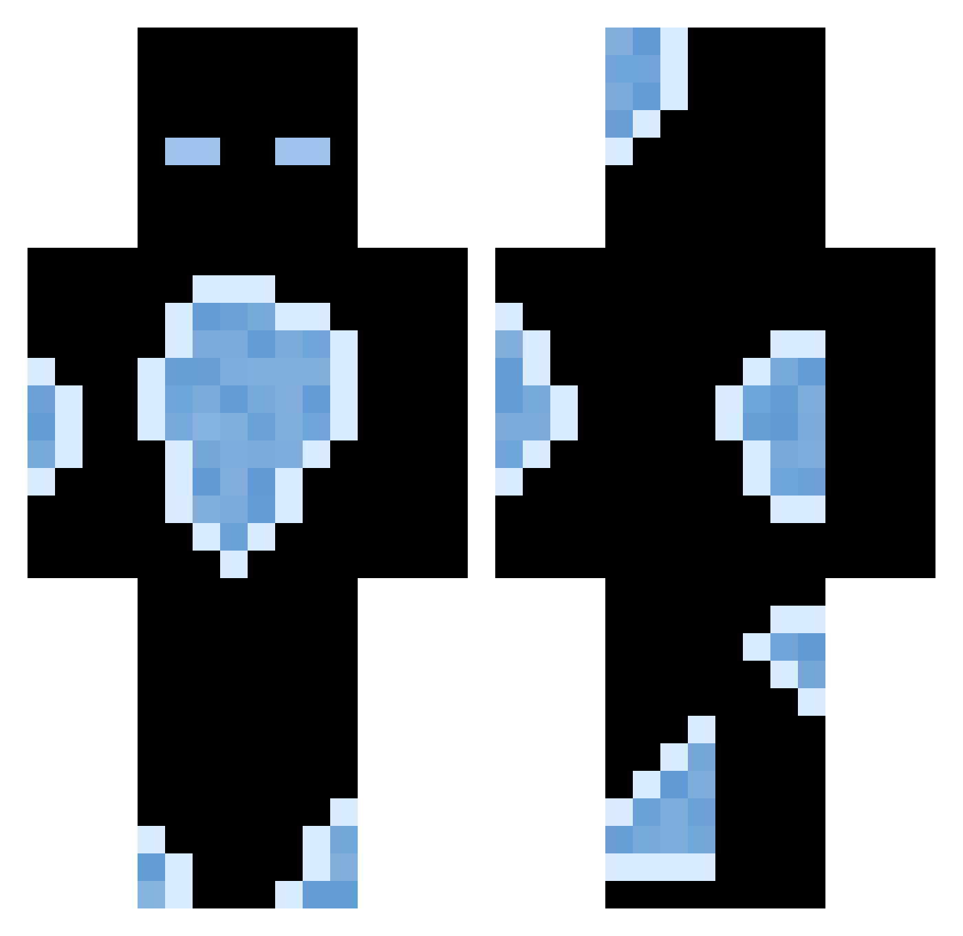 ThanksAndrew Minecraft skin, front and back view