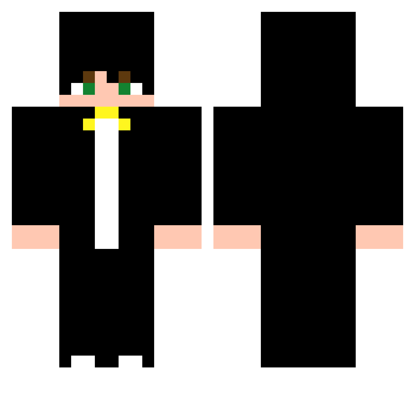 wolffff_ Minecraft skin, front and back view