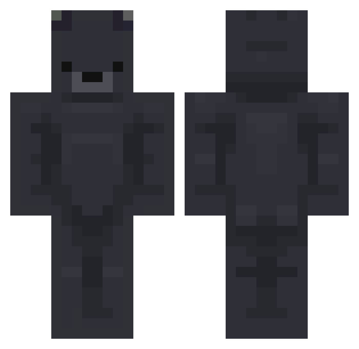 T1g3rNinja Minecraft skin, front and back view