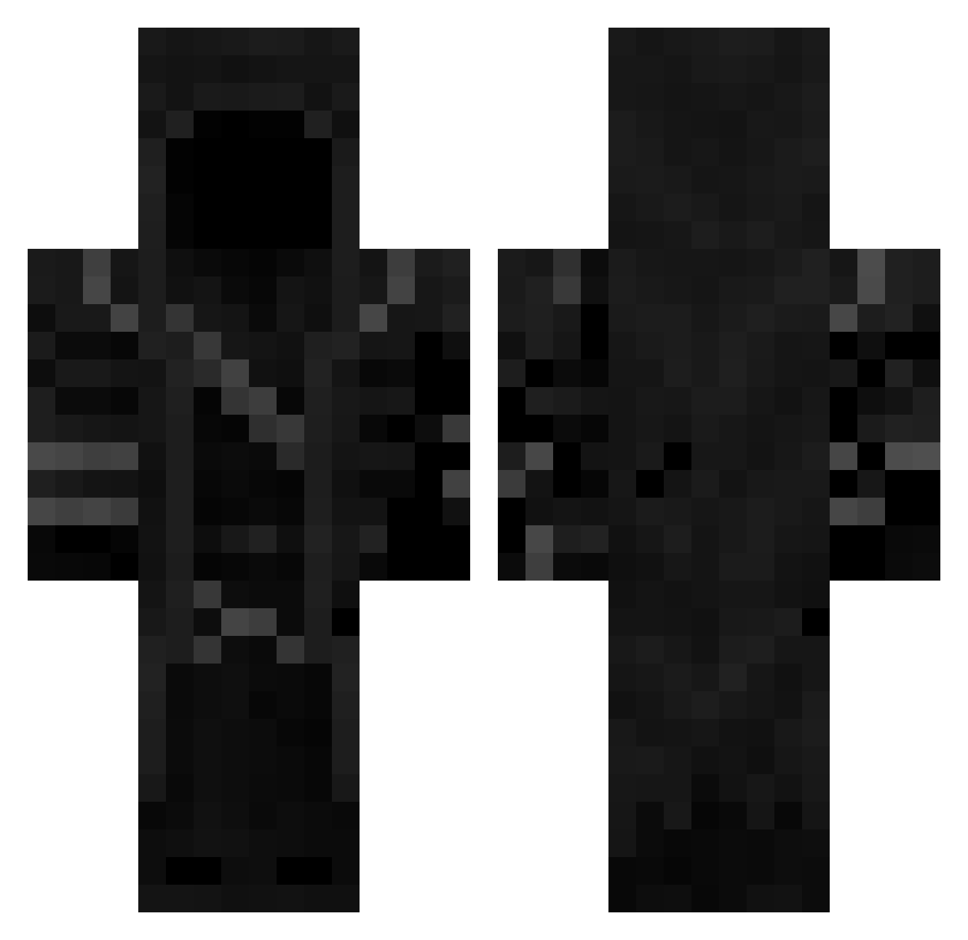 modo666 Minecraft skin, front and back view