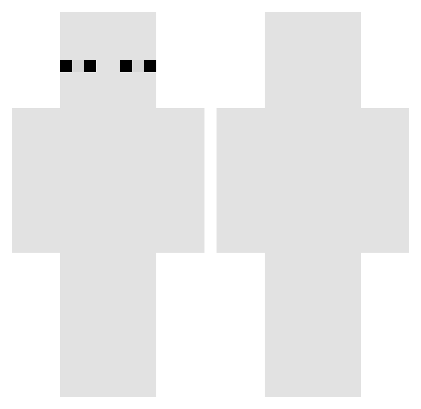 Desdemo1 Minecraft skin, front and back view