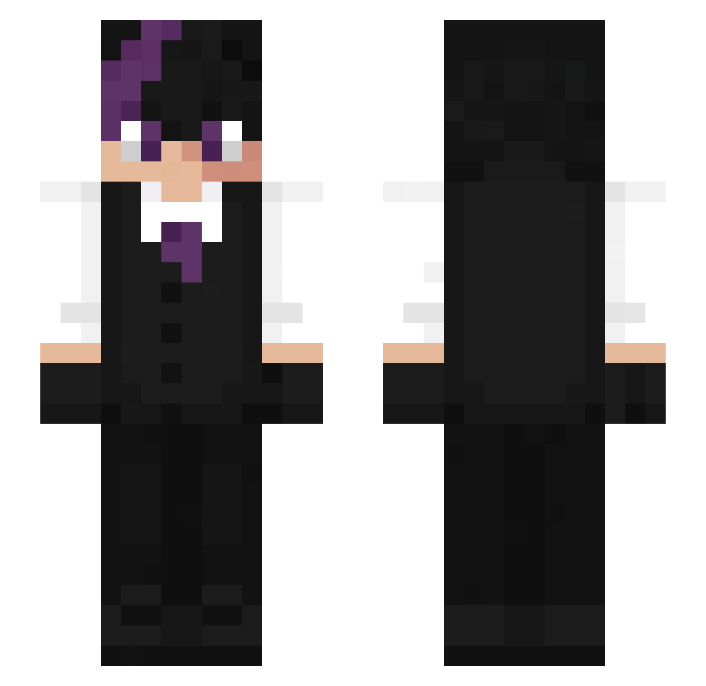 Rgdgamer1 Minecraft skin, front and back view