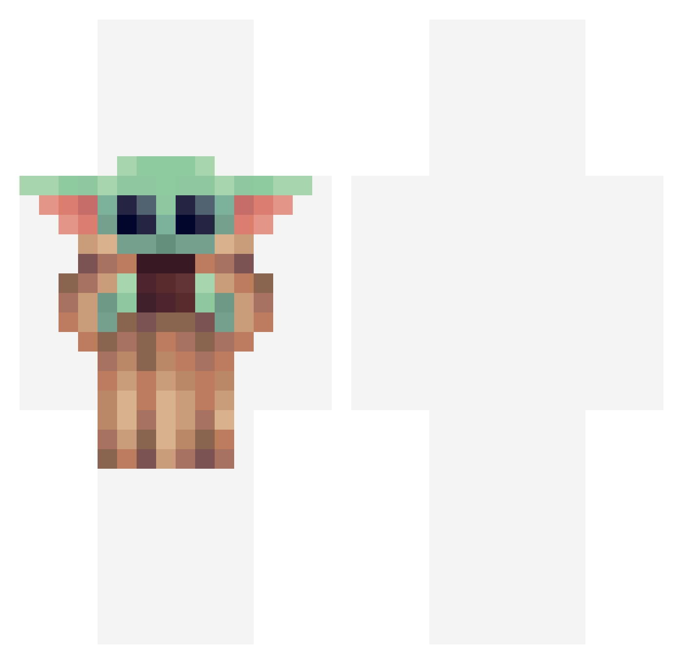 SamPlayzSoccer Minecraft skin, front and back view