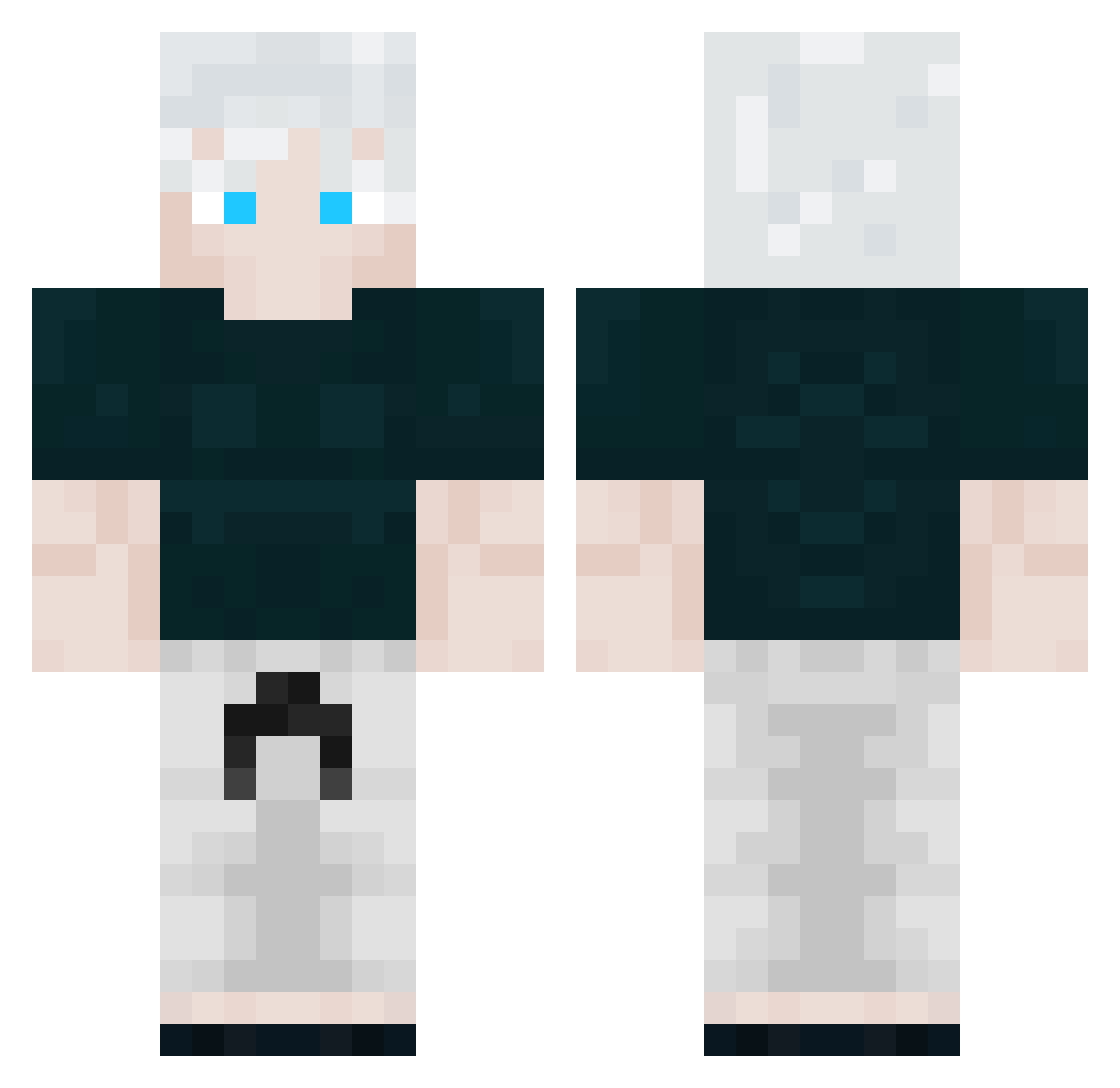 apex1525 Minecraft skin, front and back view