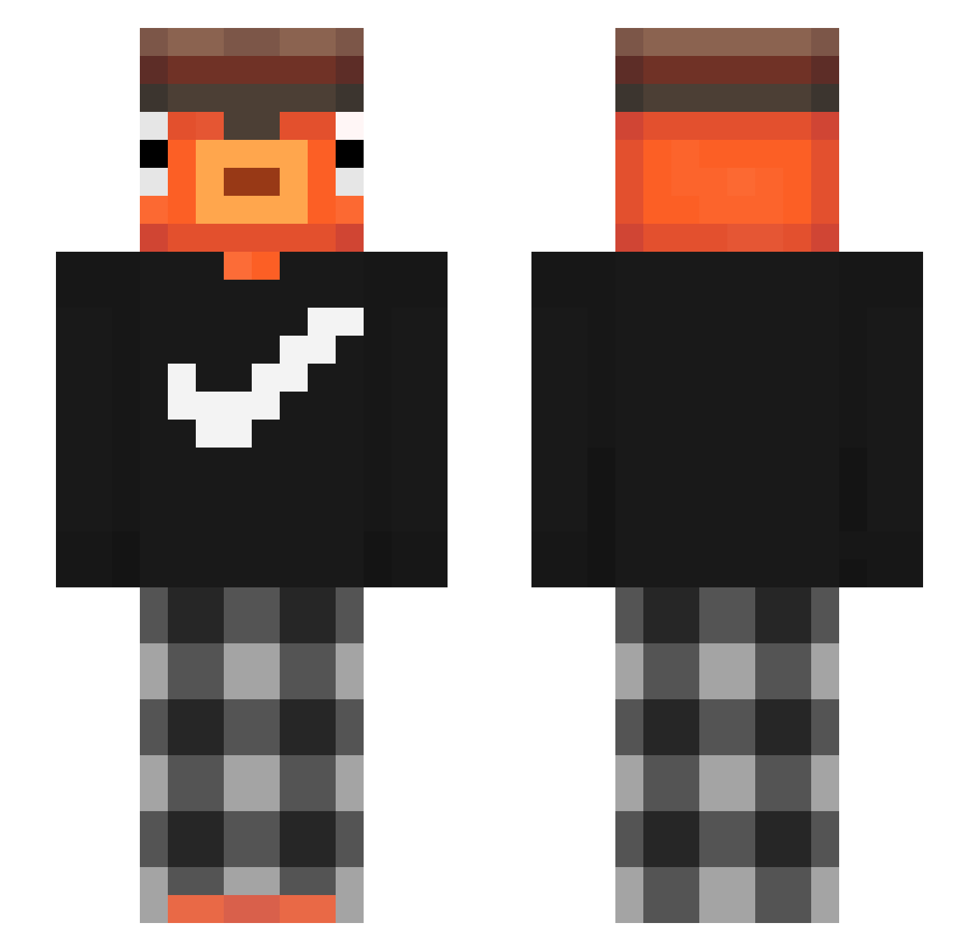 amongus2217 Minecraft skin, front and back view