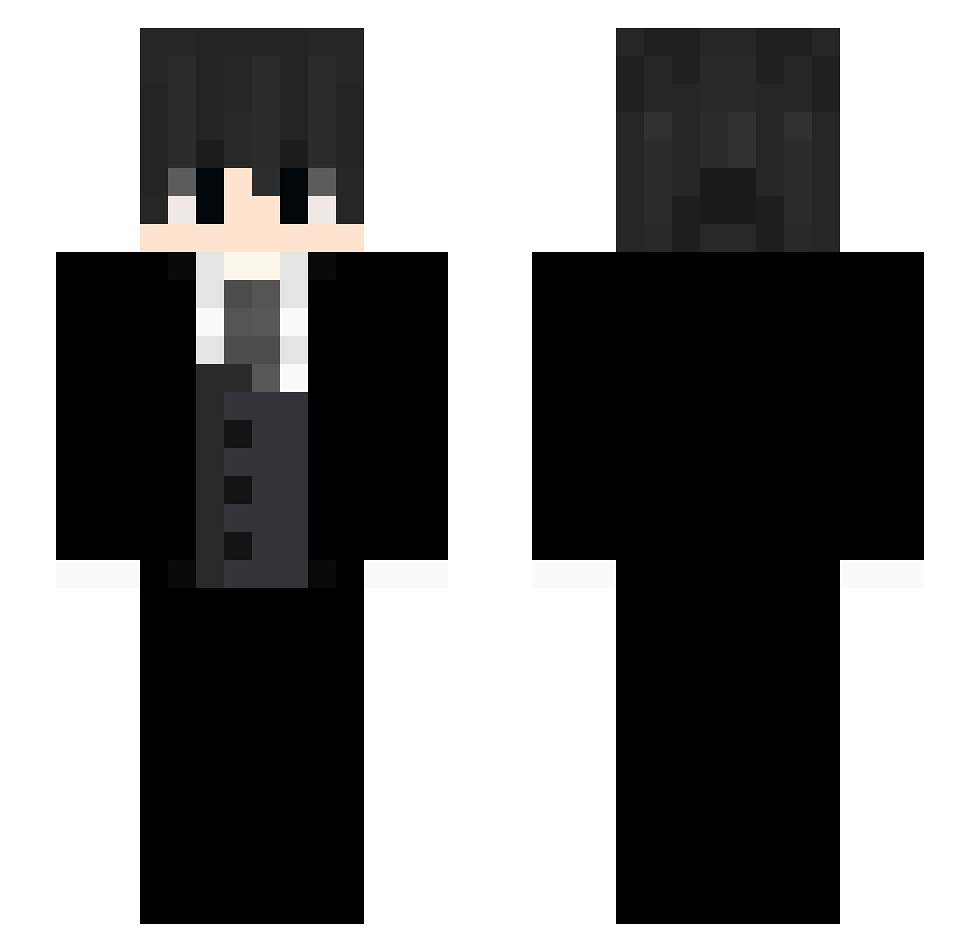 Pro_NT Minecraft skin, front and back view