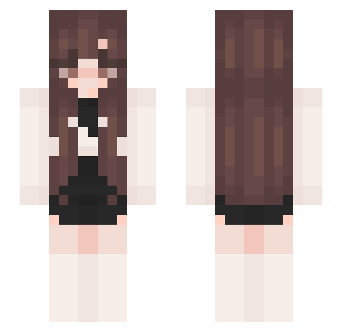 rlatmd101 Minecraft skin, front and back view