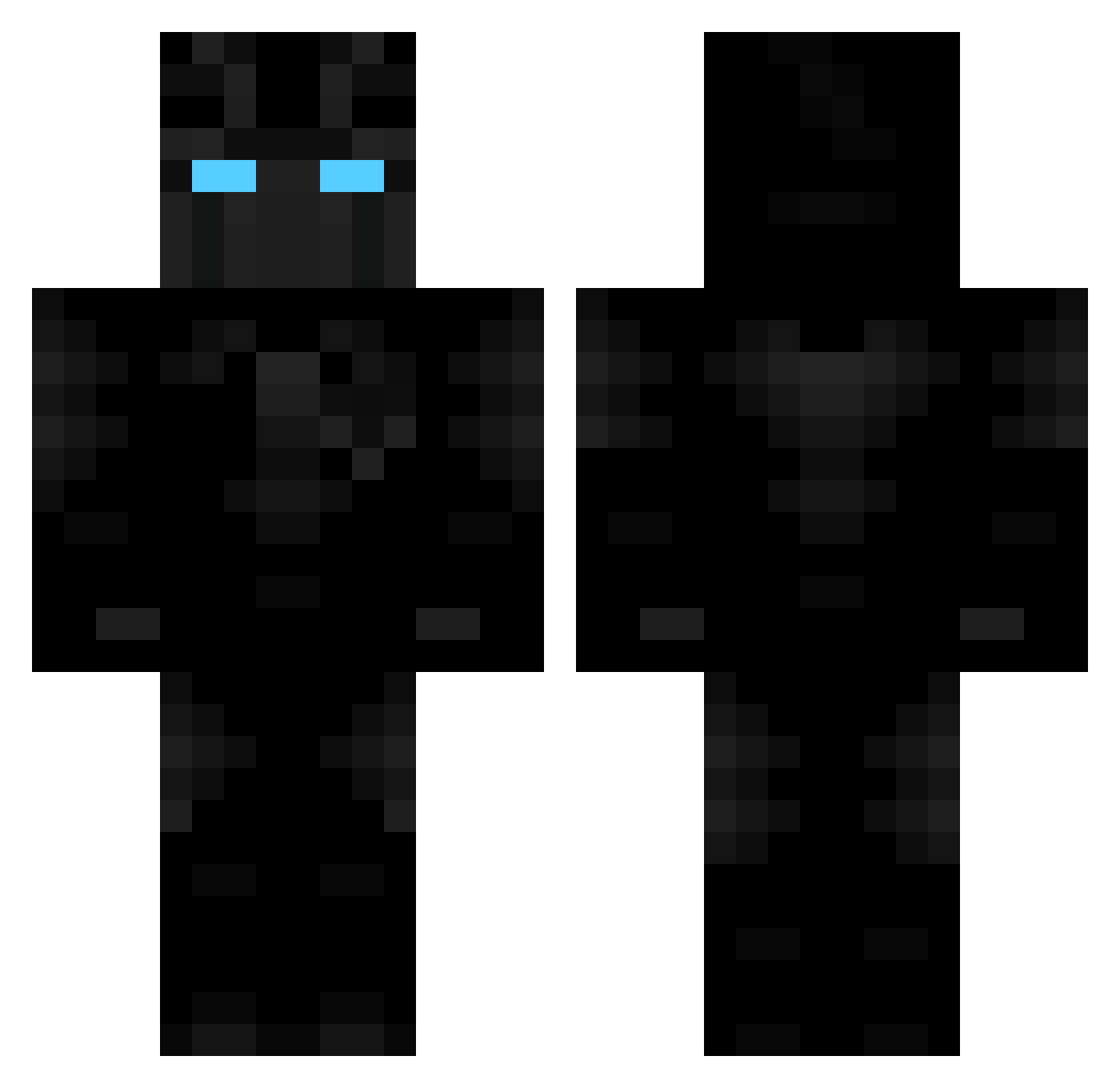 Kryptex88 Minecraft skin, front and back view