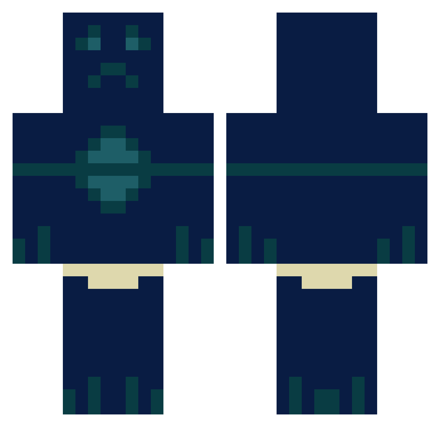 emannnnnnn Minecraft skin, front and back view