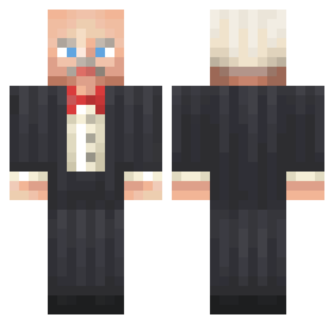 ArbuzArbuzowski Minecraft skin, front and back view