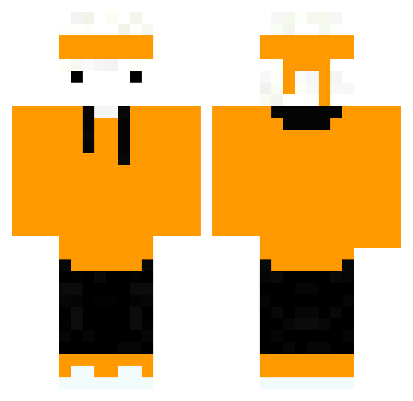Makuron_0716JP Minecraft skin, front and back view