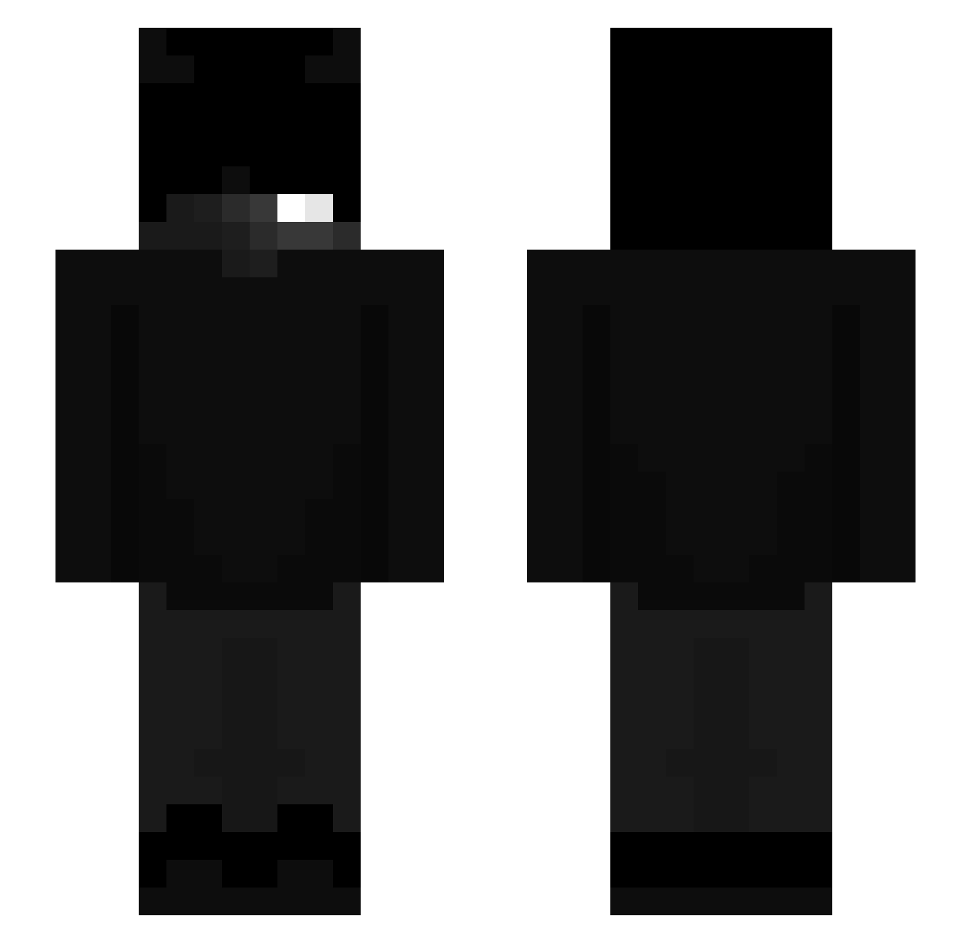 x__44_8__8 Minecraft skin, front and back view