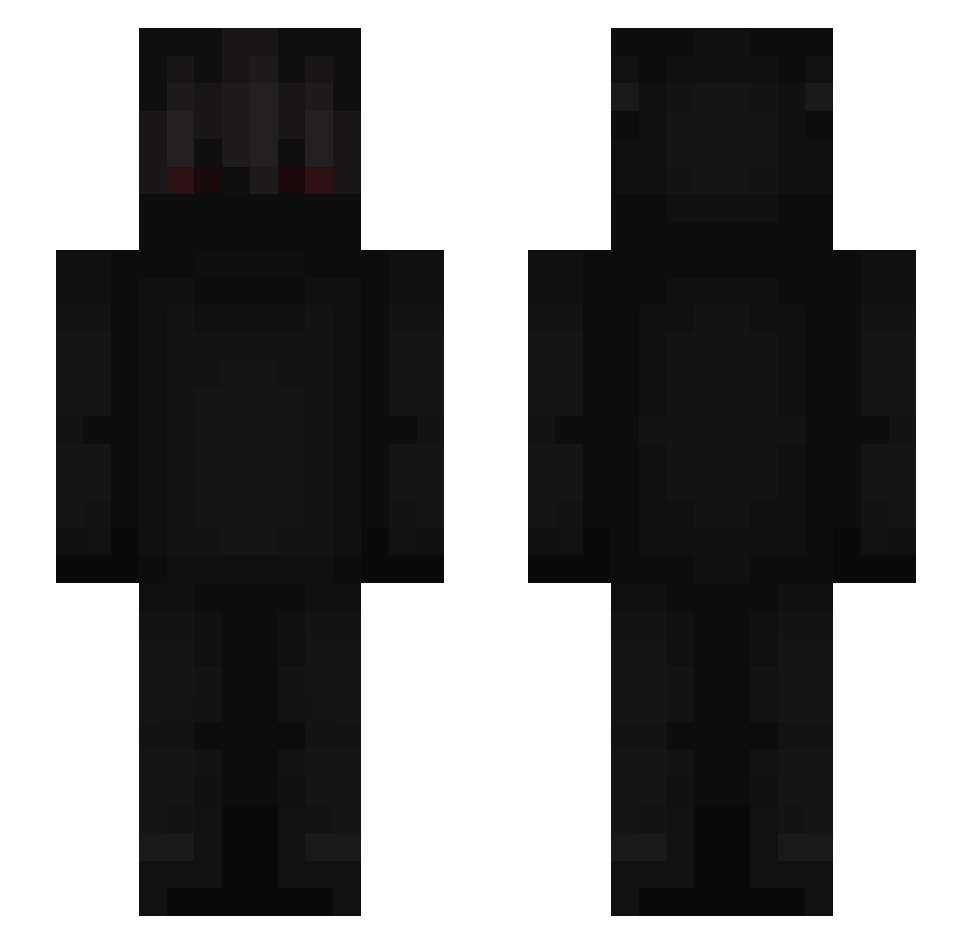 zTheAlobal Minecraft skin, front and back view