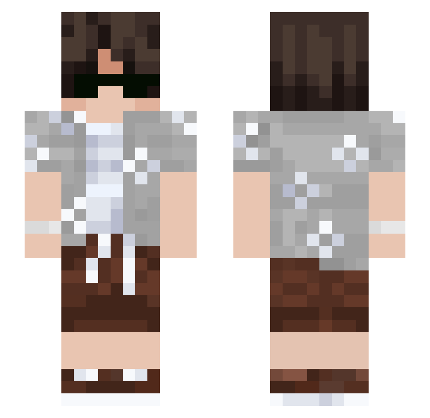 Shades_11 Minecraft skin, front and back view