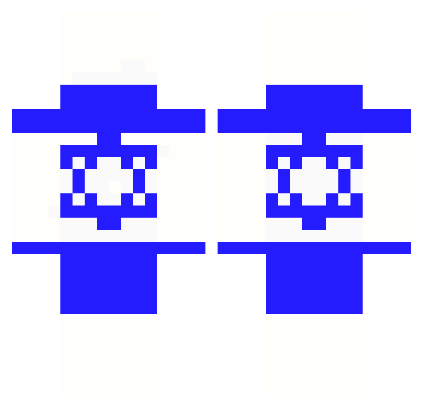 LIL_Yahuu Minecraft skin, front and back view