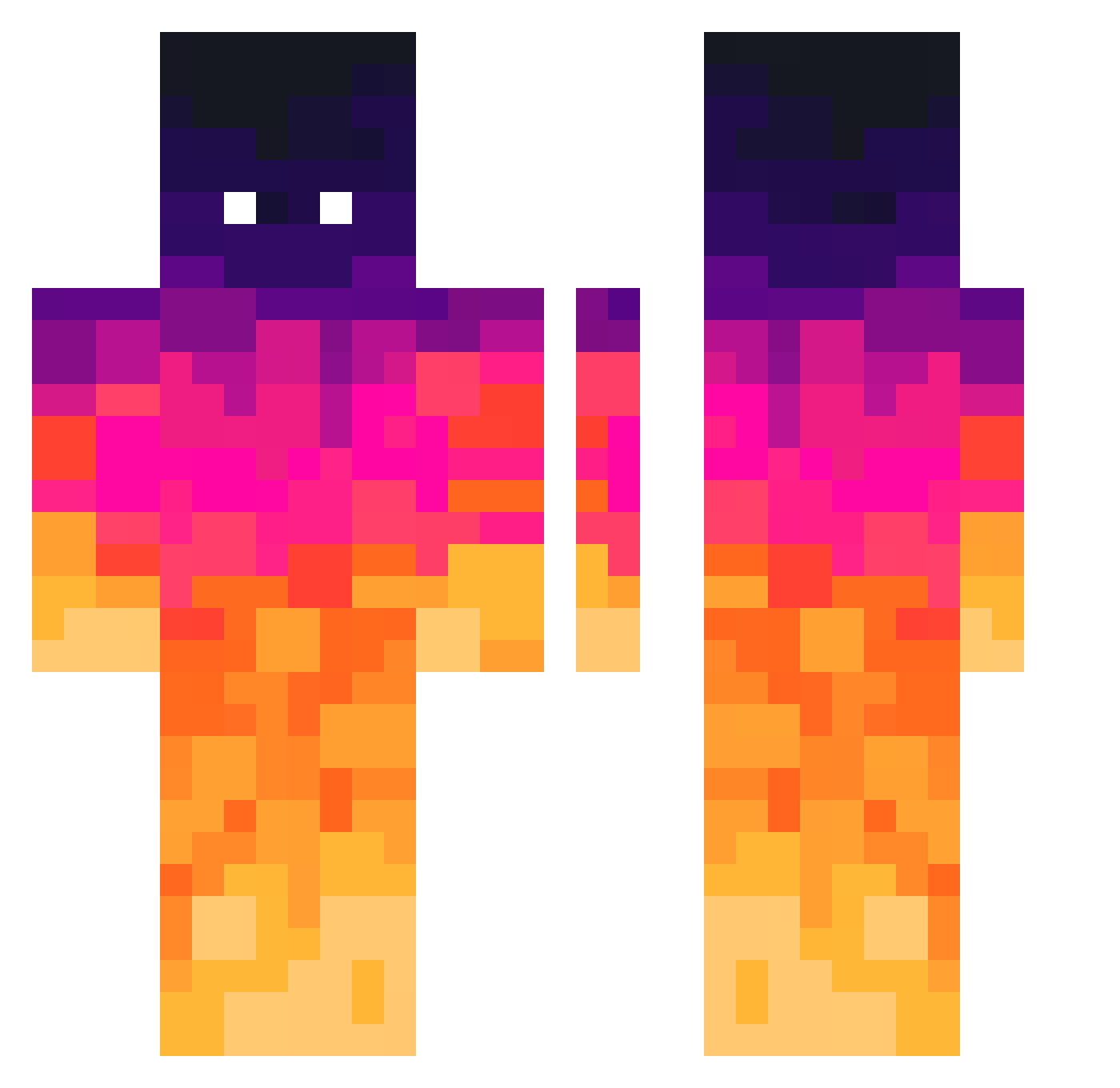Salty_potato_69 Minecraft skin, front and back view