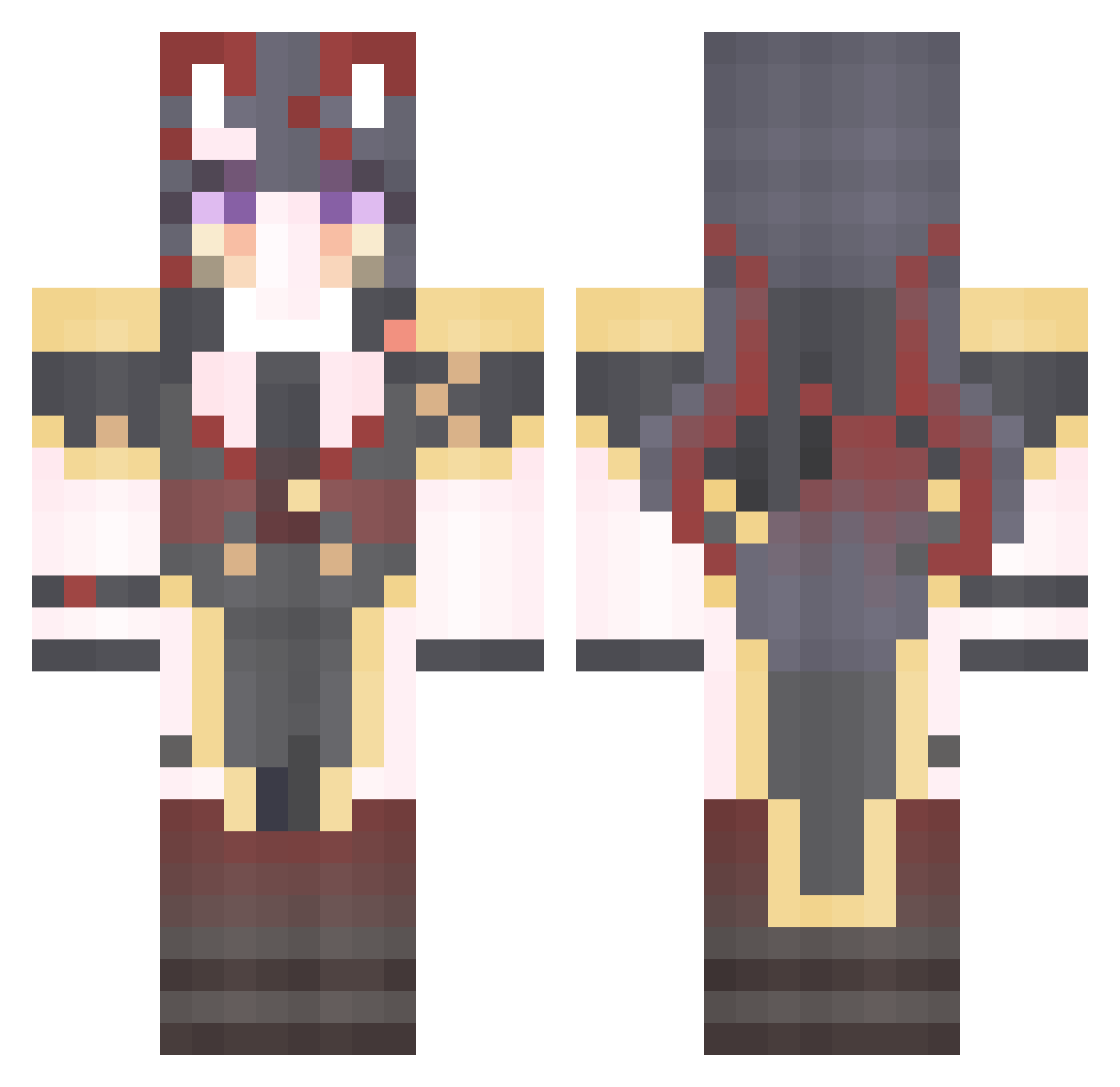 Se_Hwa__ Minecraft skin, front and back view