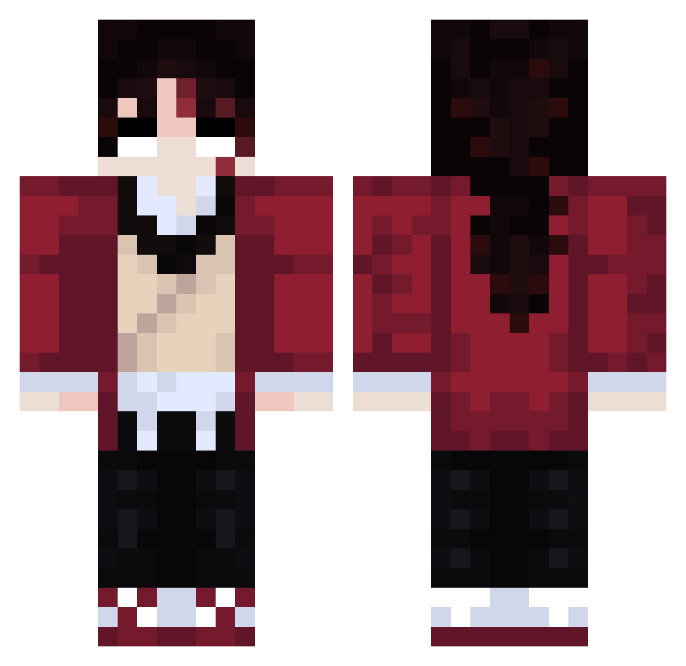 eduardosss Minecraft skin, front and back view