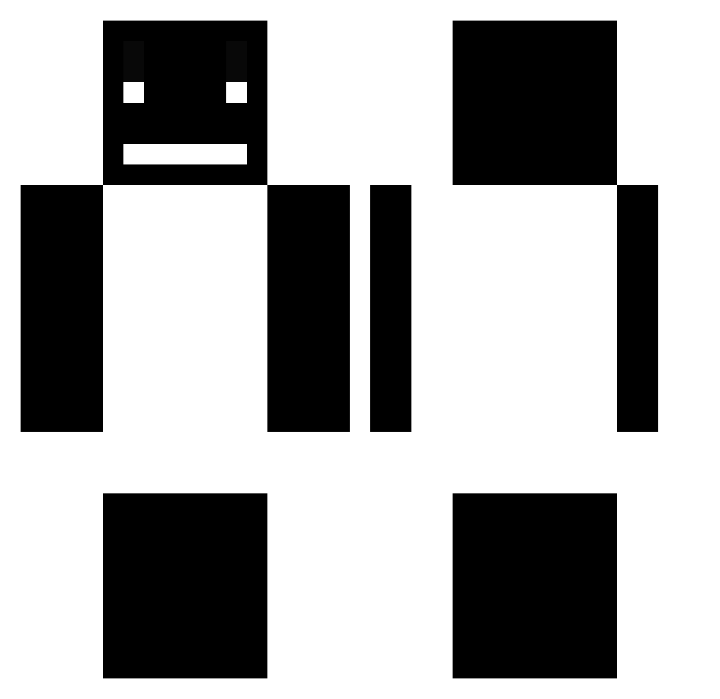 scribble6 Minecraft skin, front and back view