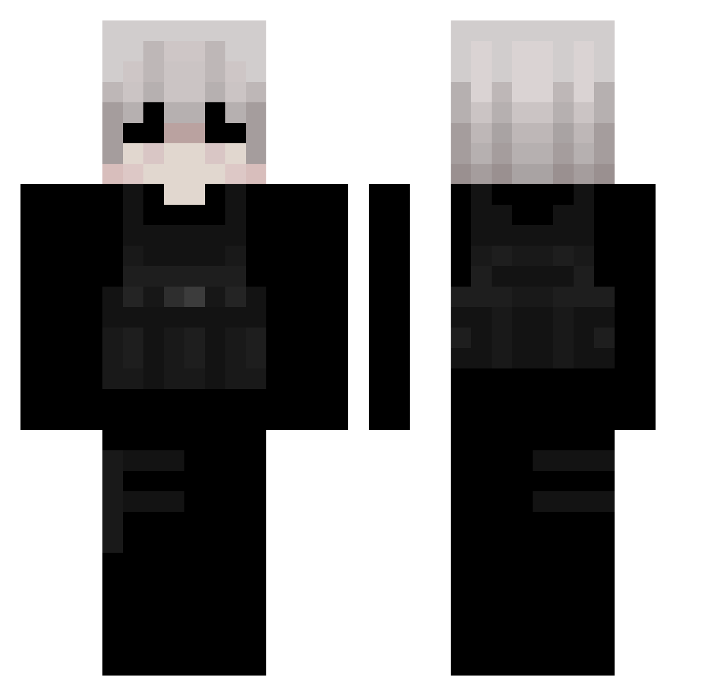 tx_ostry Minecraft skin, front and back view
