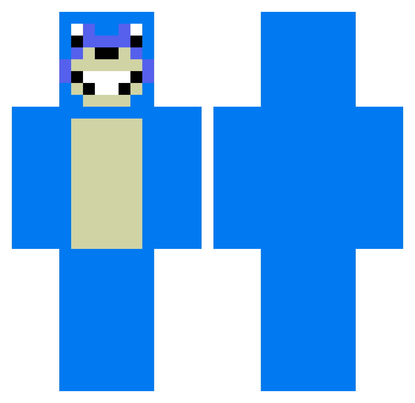 supersonic2371 Minecraft skin, front and back view