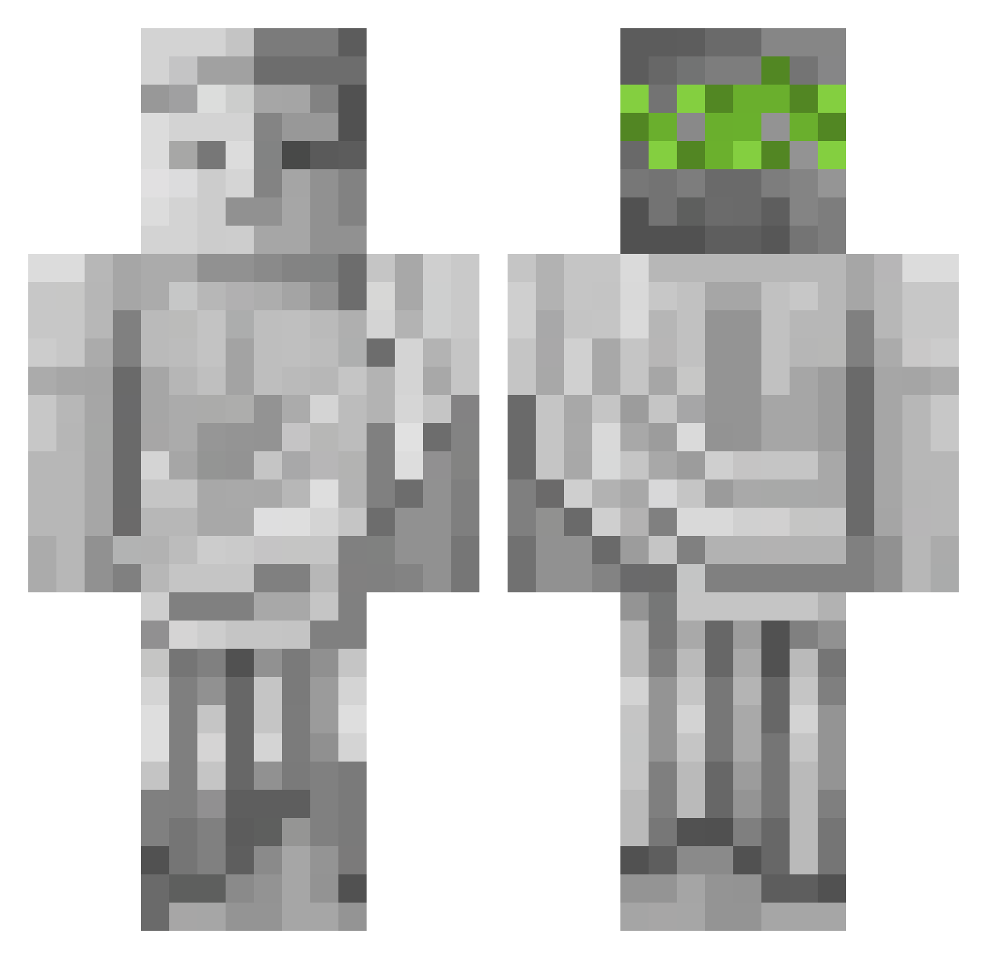 Death_Addict Minecraft skin, front and back view