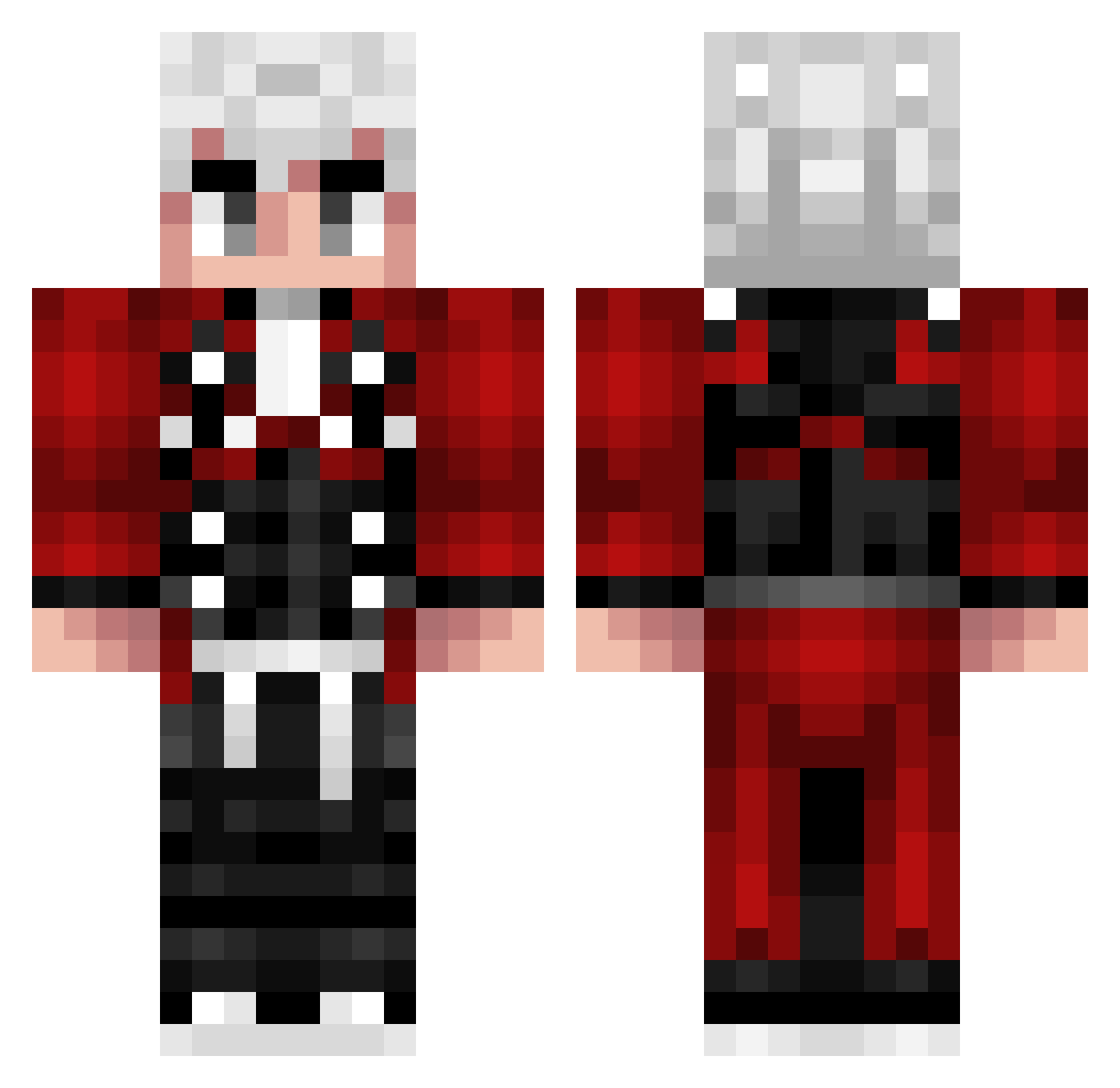 5_REAIXXX Minecraft skin, front and back view