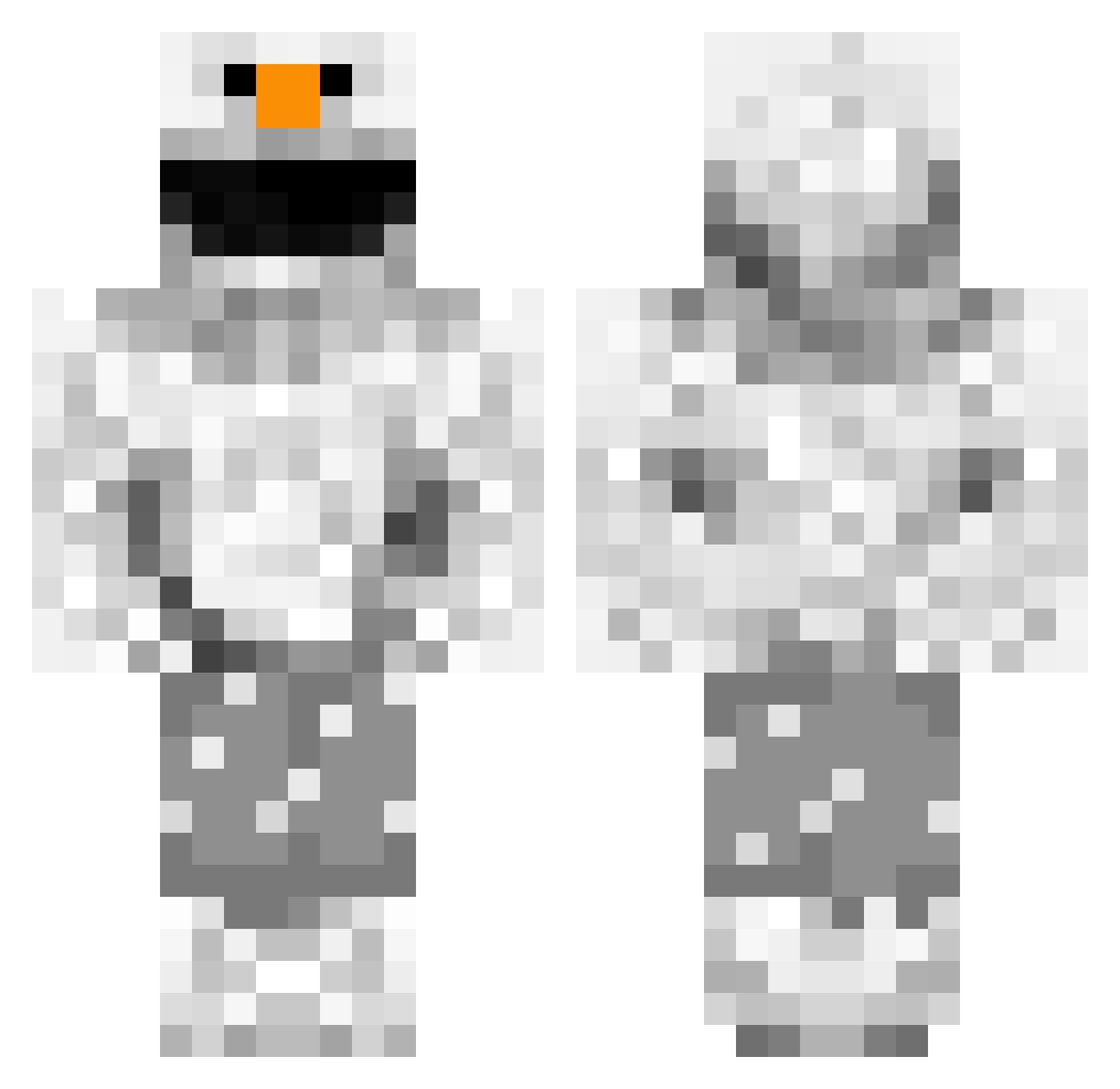 koniih_ Minecraft skin, front and back view