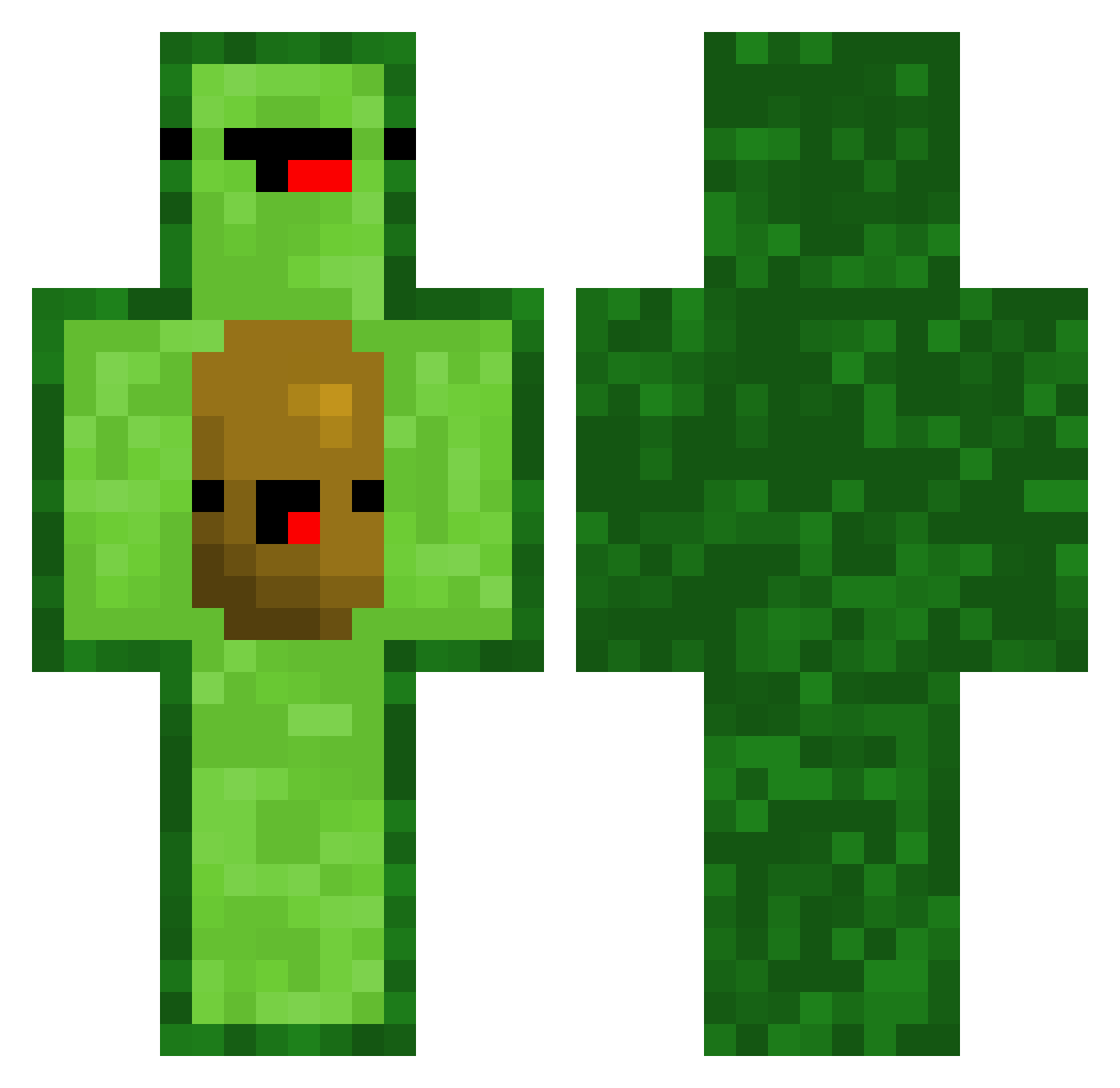 DOMDOM07 Minecraft skin, front and back view