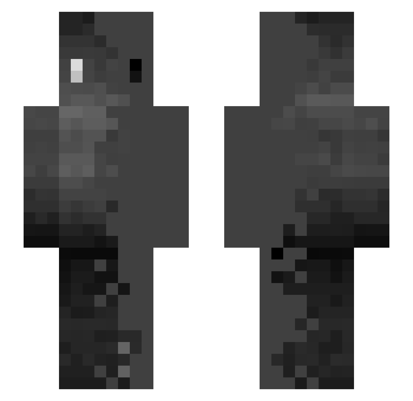 thejohncarbon Minecraft skin, front and back view