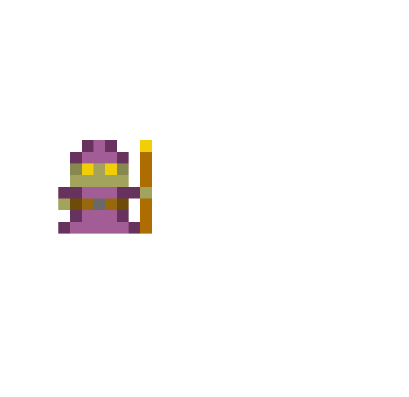 plopper Minecraft skin, front and back view