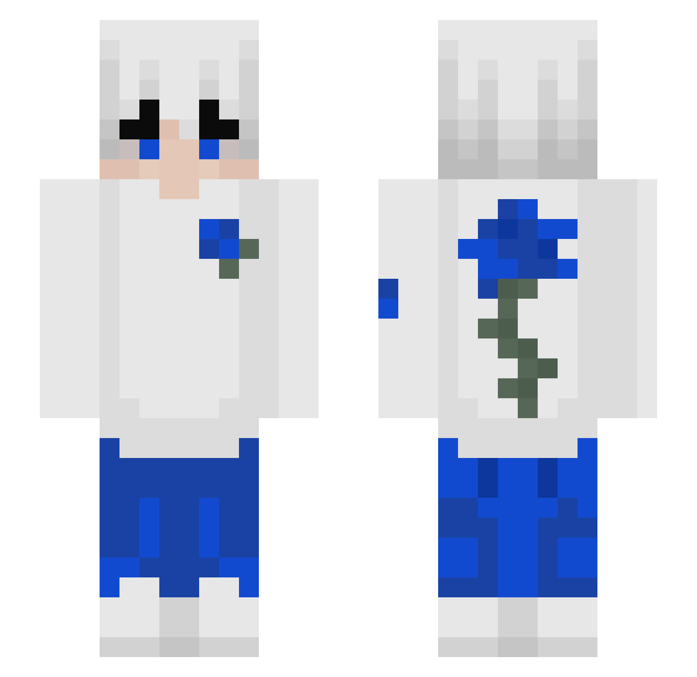 onyx2tuff Minecraft skin, front and back view