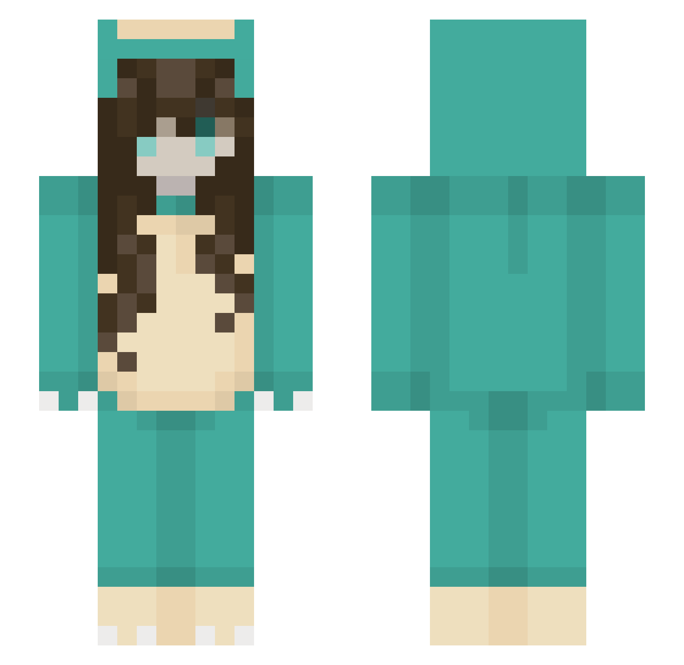 whoisofri Minecraft skin, front and back view