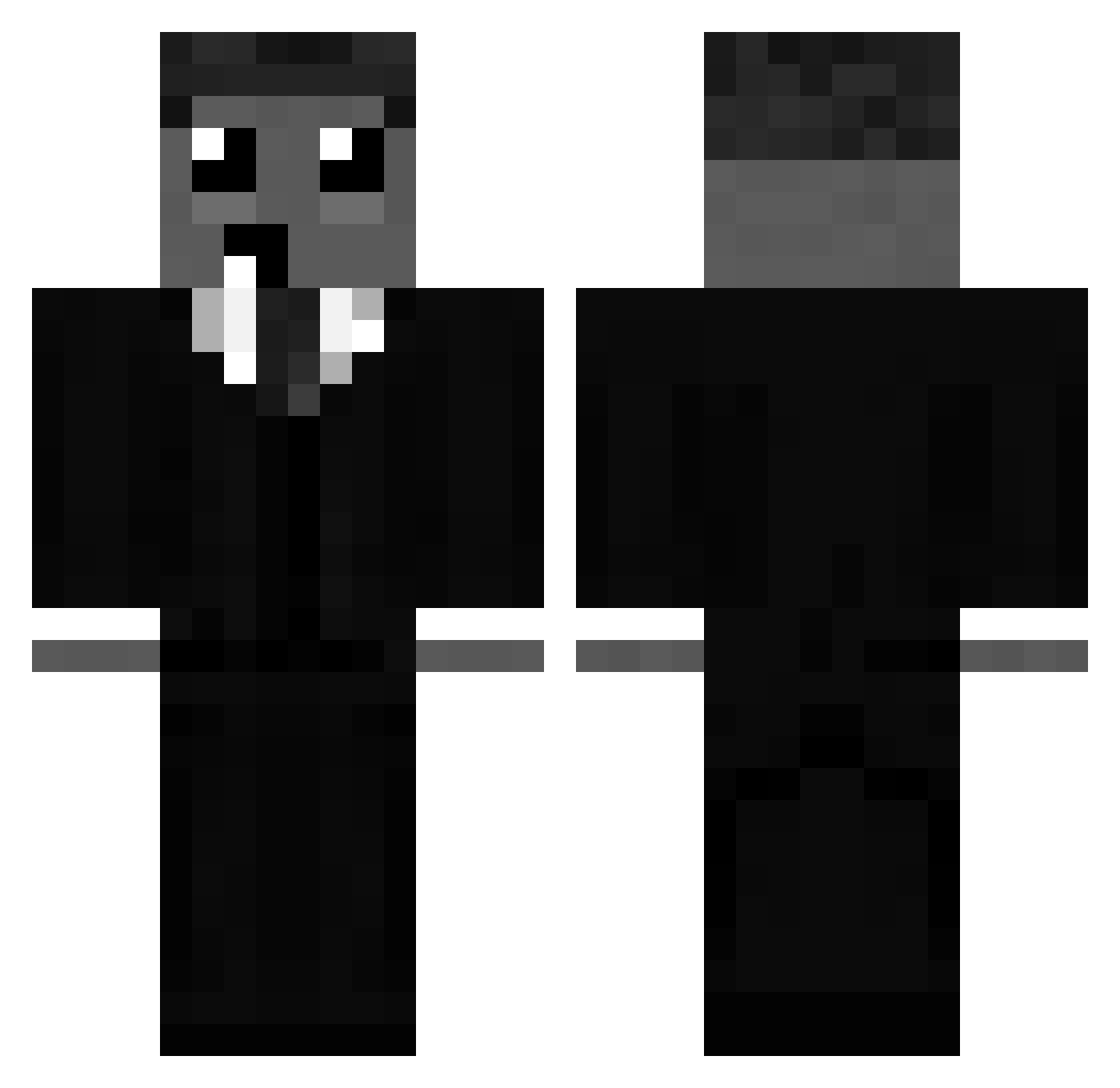 DrArt_ Minecraft skin, front and back view