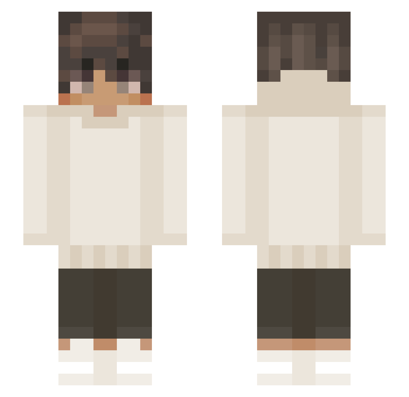 wtwyatt Minecraft skin, front and back view