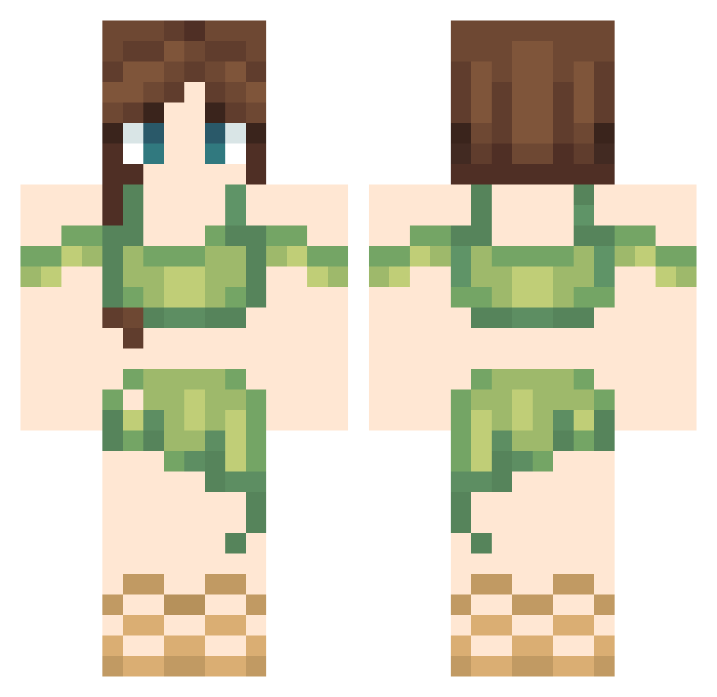 LektorOfficial Minecraft skin, front and back view