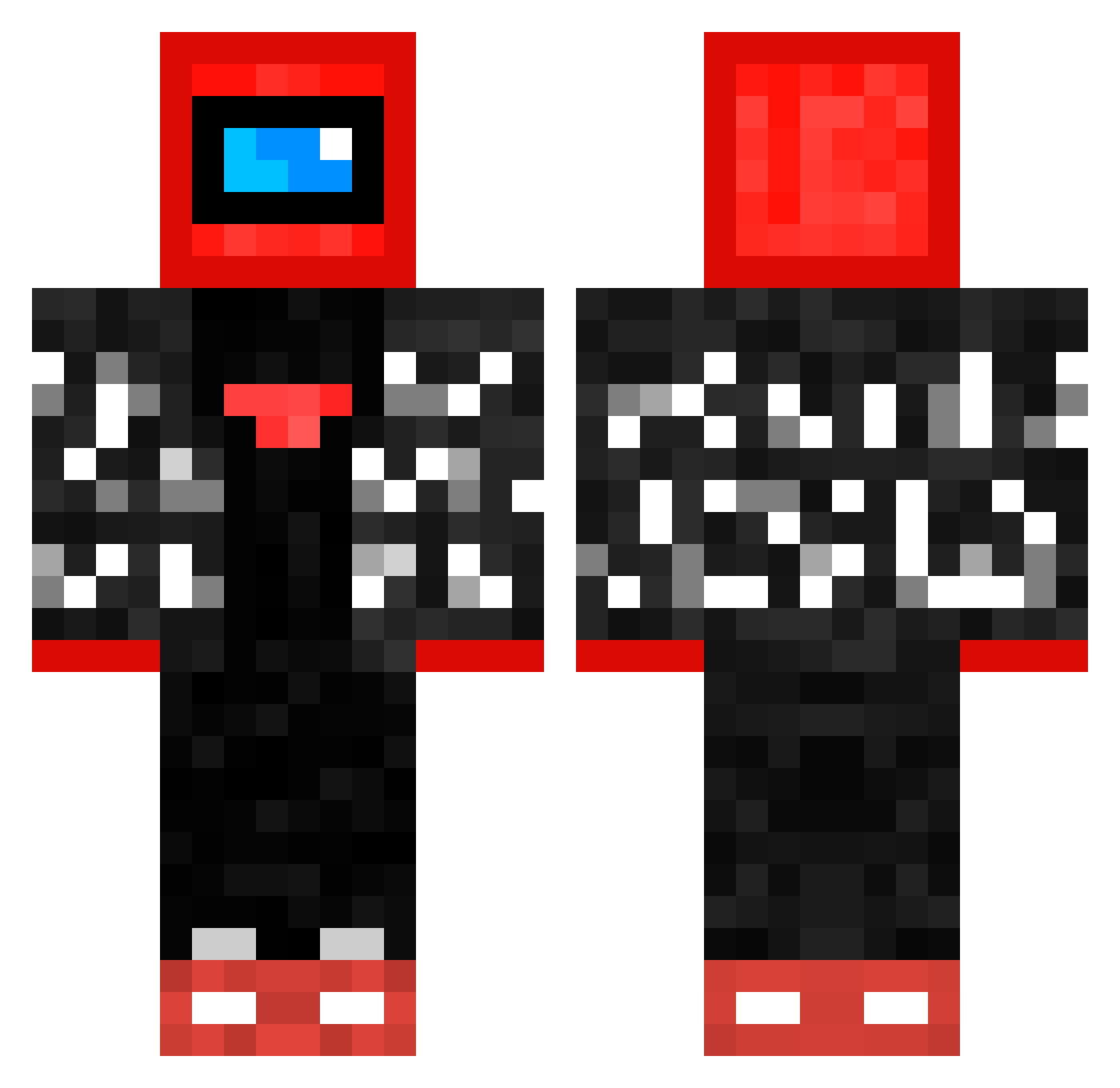 _m3llow_ Minecraft skin, front and back view
