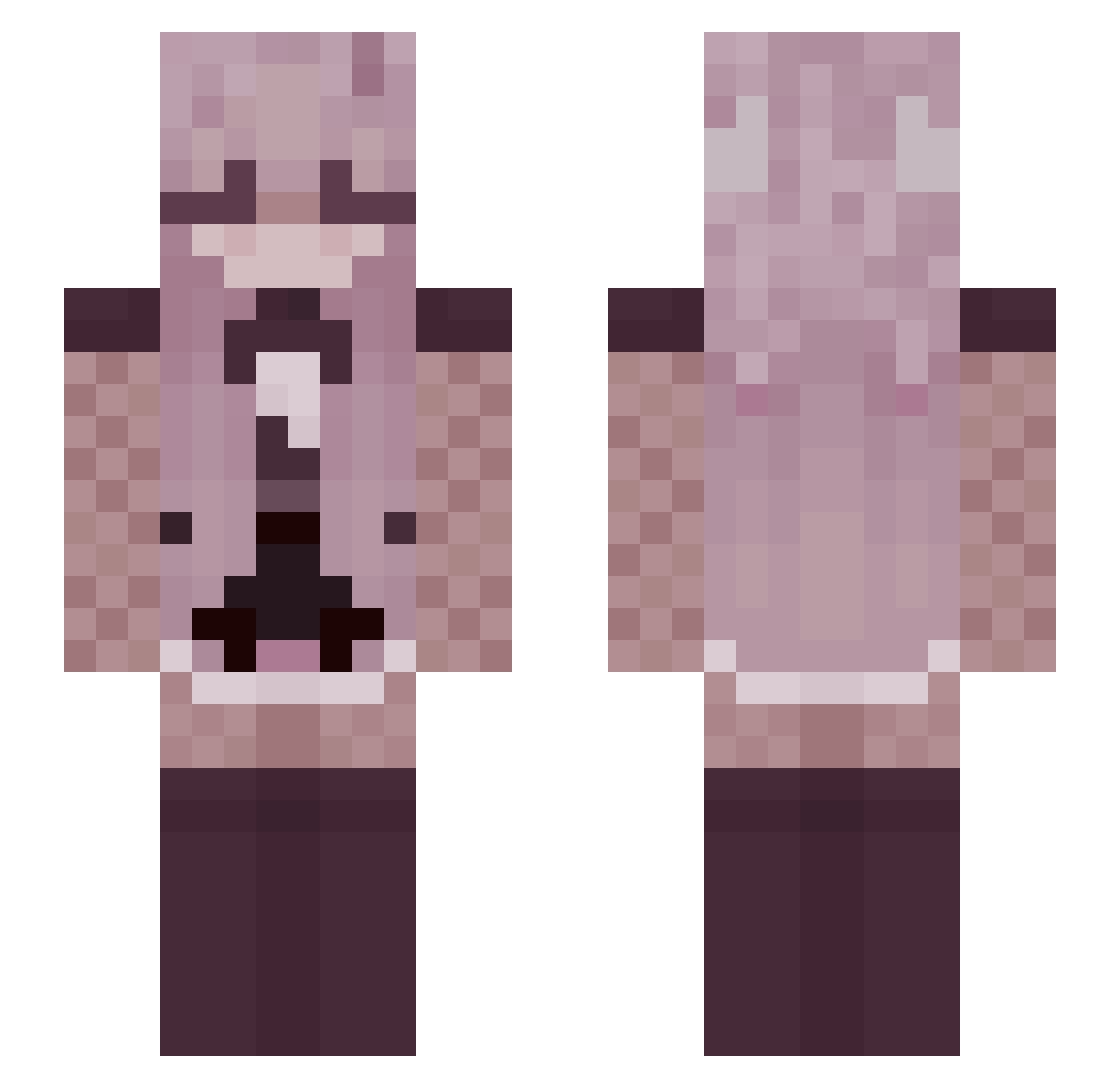 kairi_707 Minecraft skin, front and back view