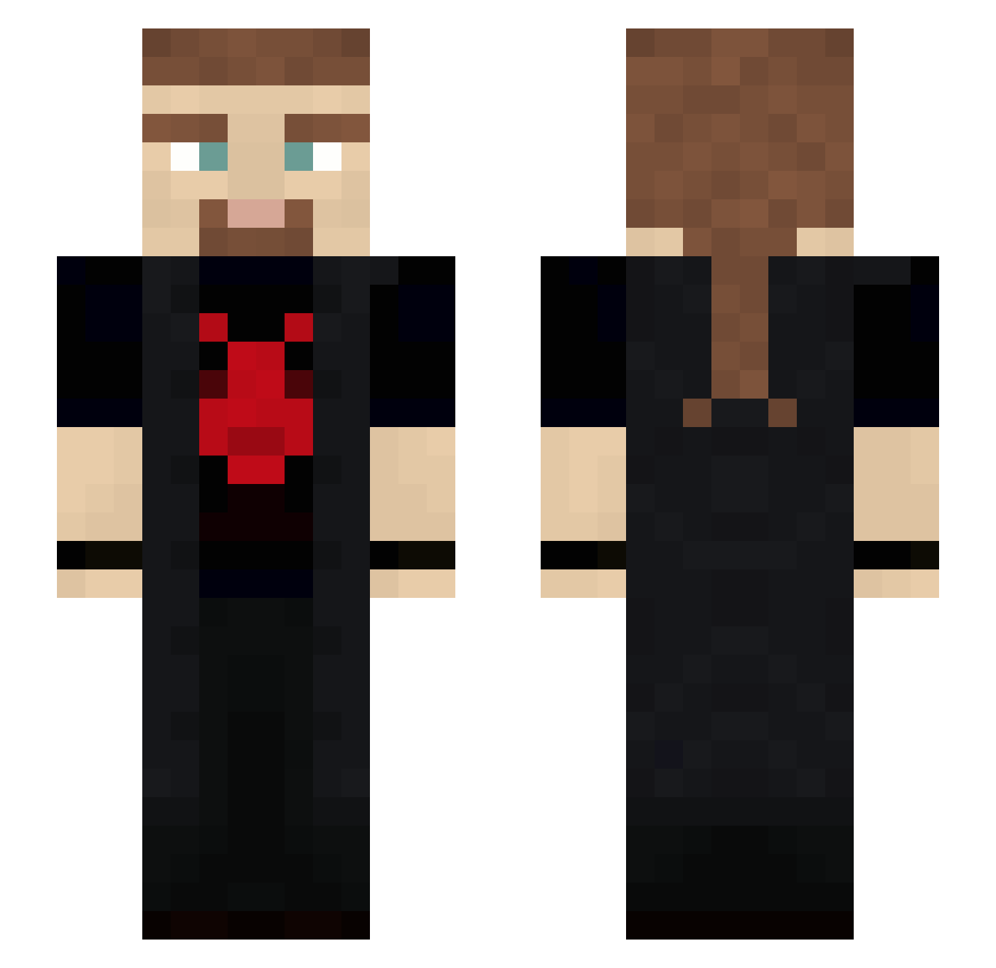 chaosulf_ Minecraft skin, front and back view