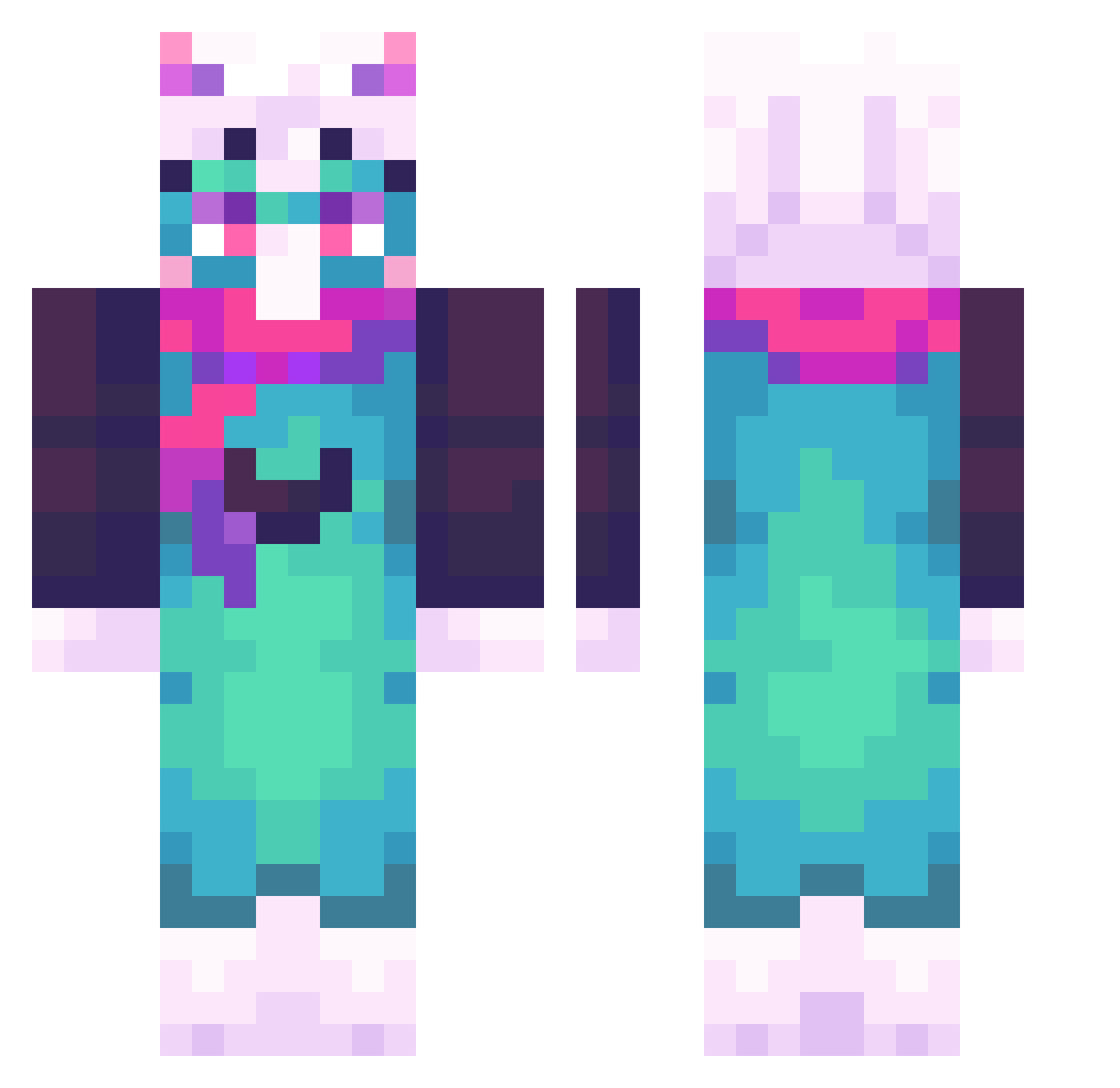 IlhanPalut1922 Minecraft skin, front and back view
