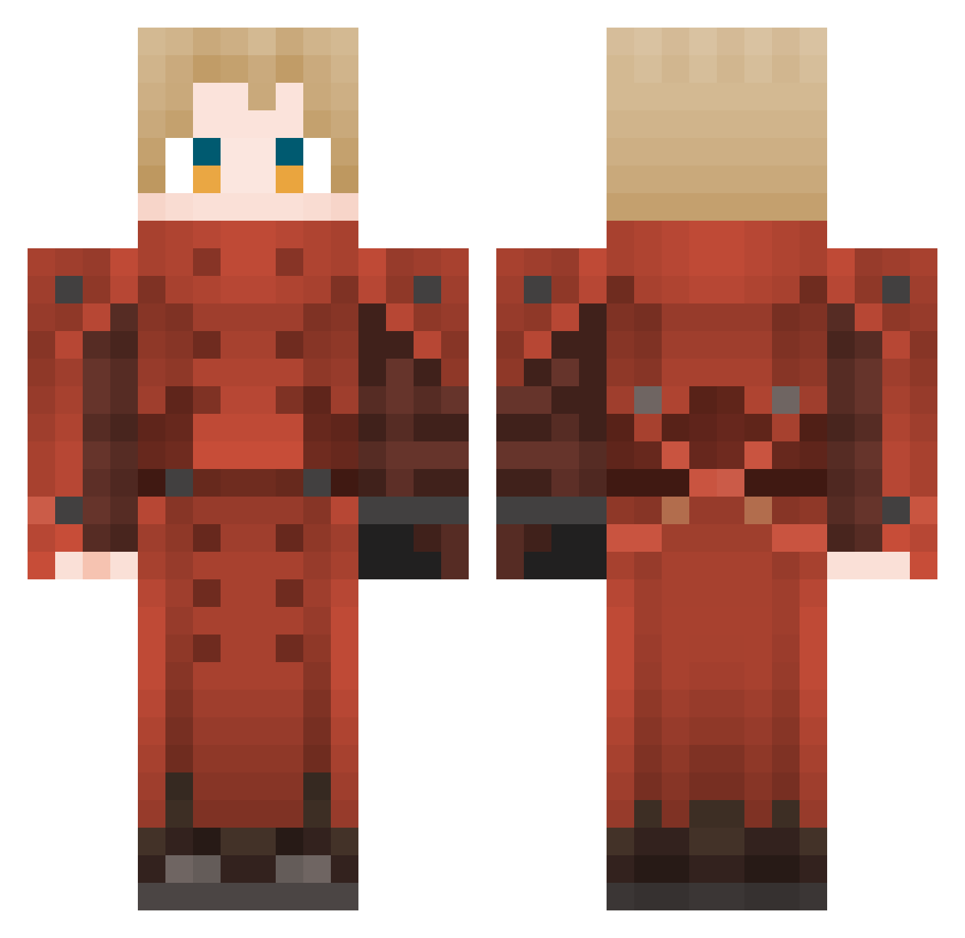 EraTheDarkOne Minecraft skin, front and back view
