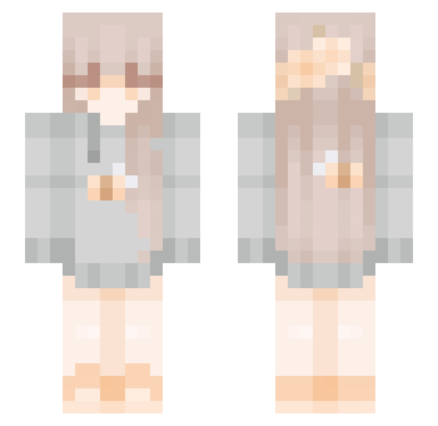 Zrum_ Minecraft skin, front and back view