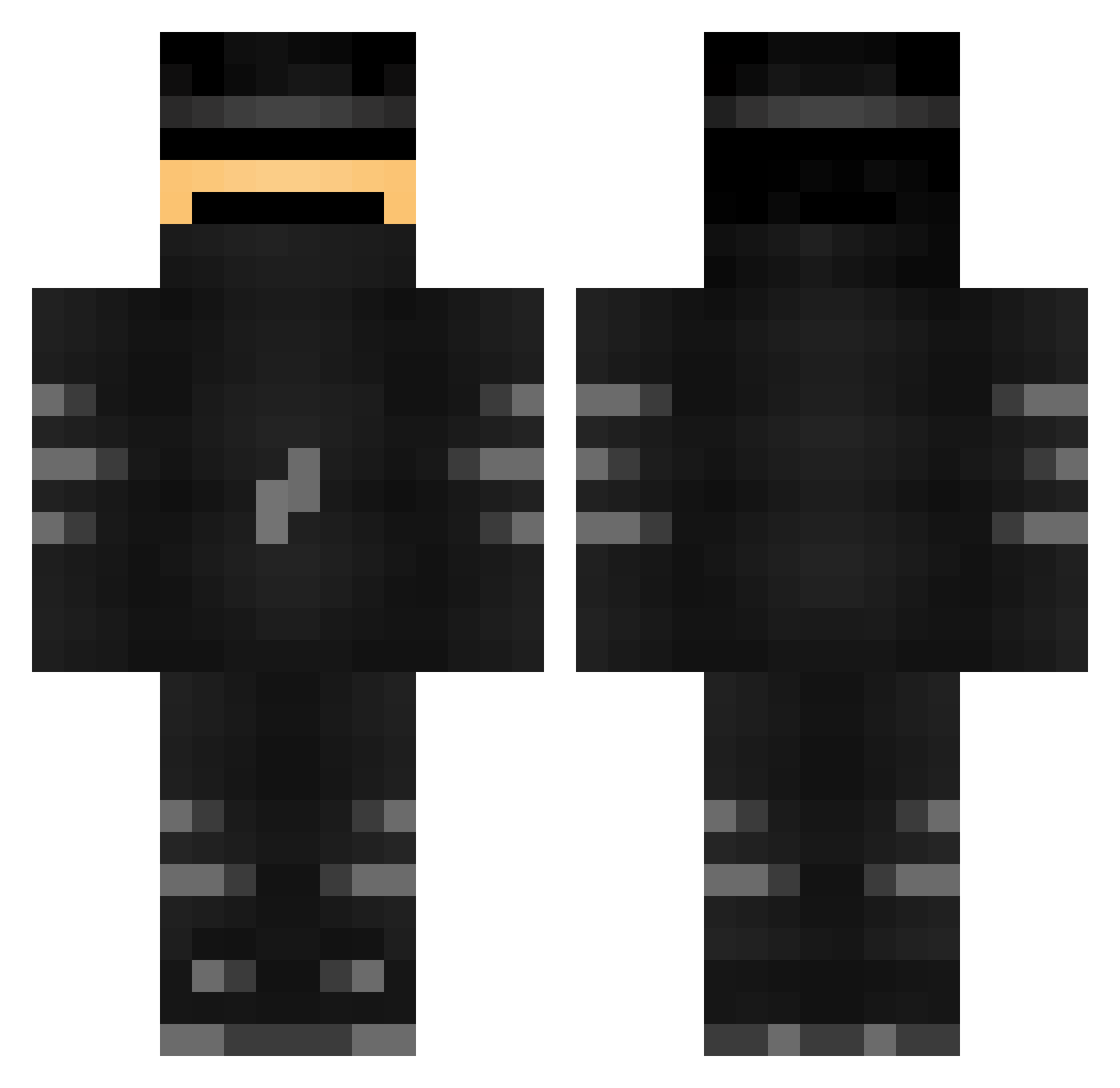 3AmOdi_ Minecraft skin, front and back view
