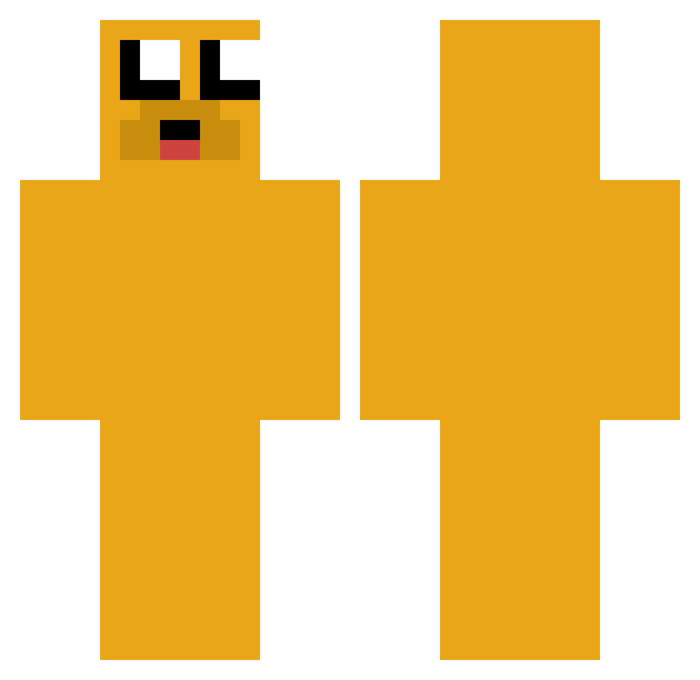 SteroidenWal88 Minecraft skin, front and back view