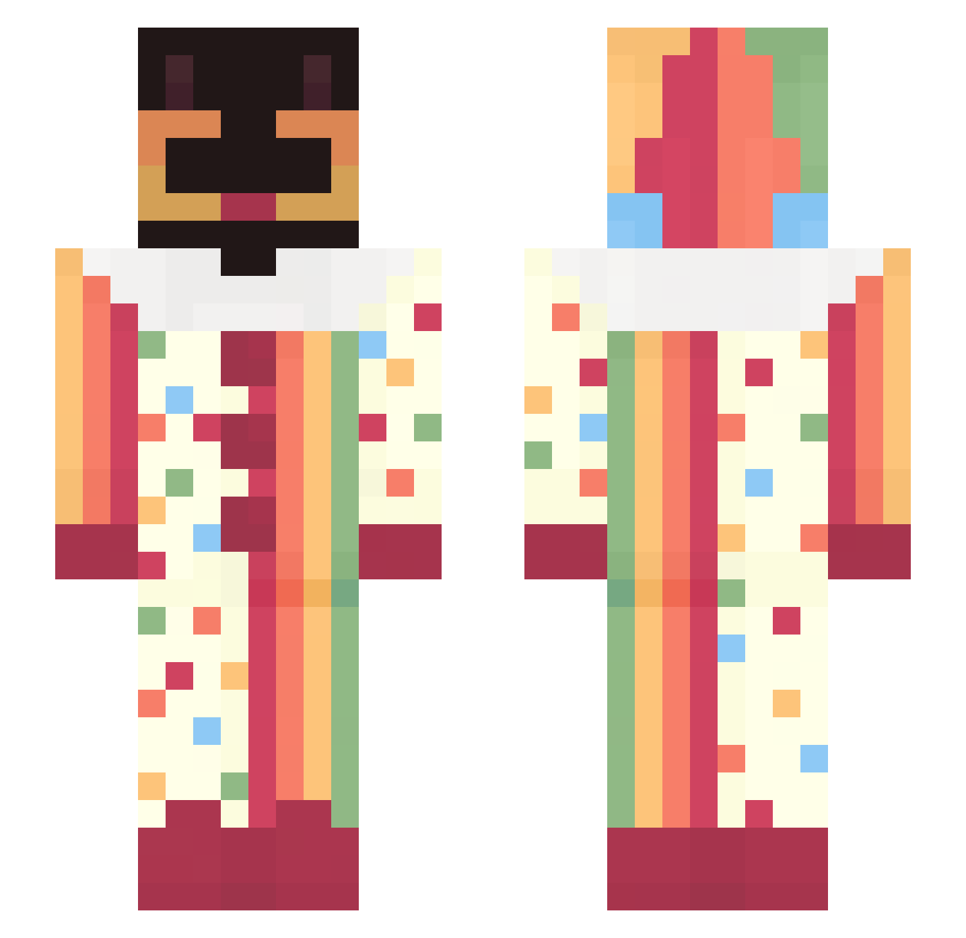 gad0stb69 Minecraft skin, front and back view