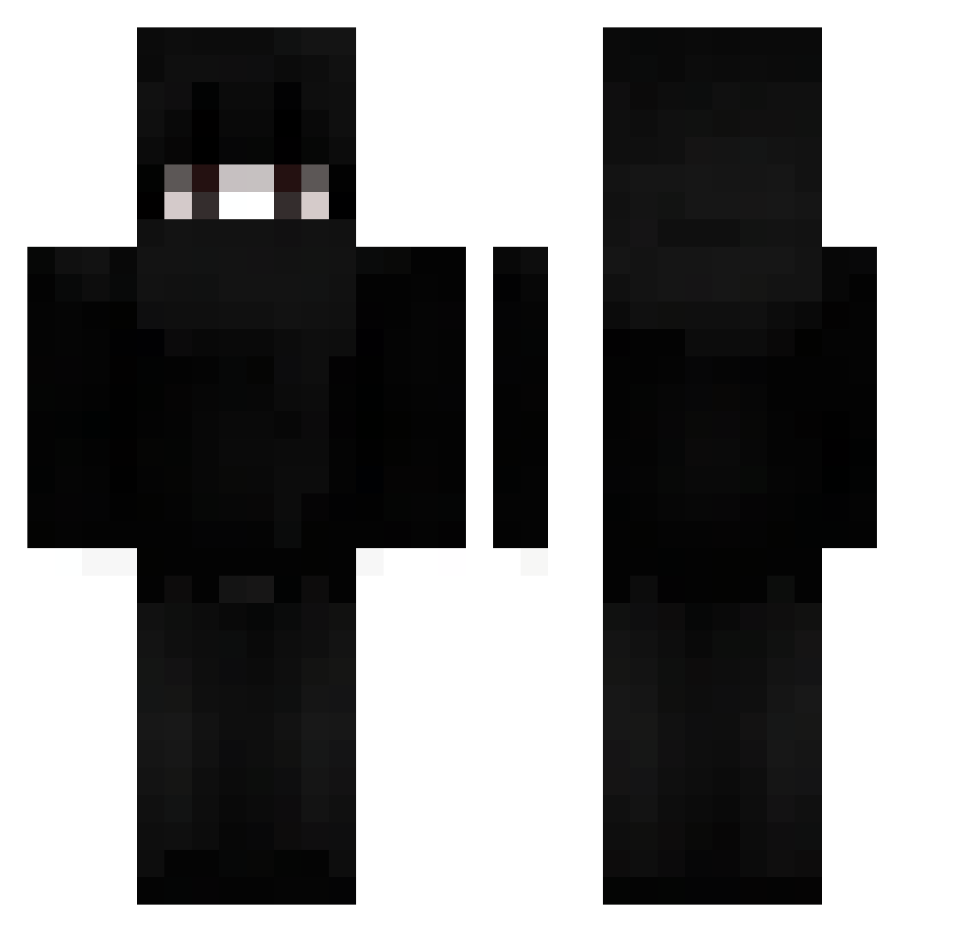 smoothexe Minecraft skin, front and back view