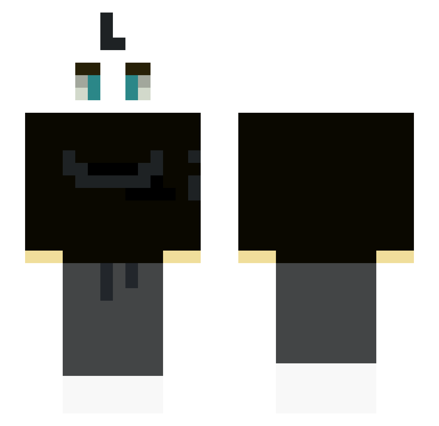 podloga__6 Minecraft skin, front and back view