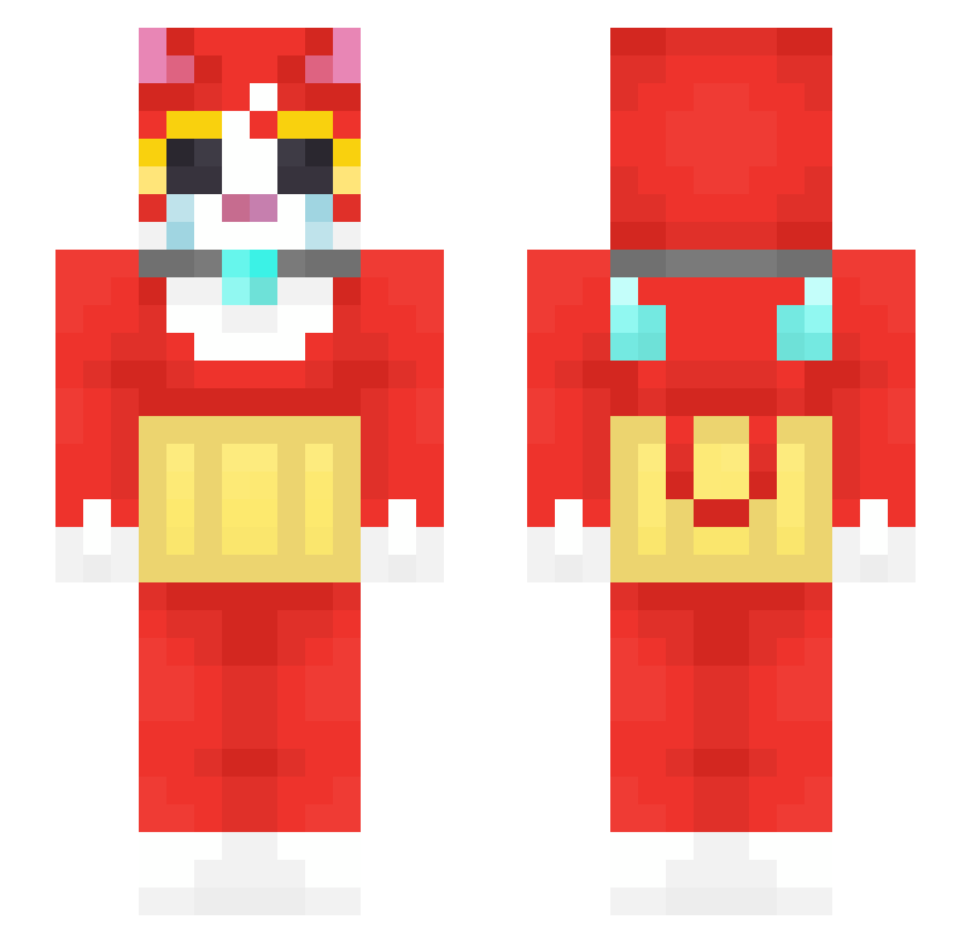 HANPEN0918 Minecraft skin, front and back view