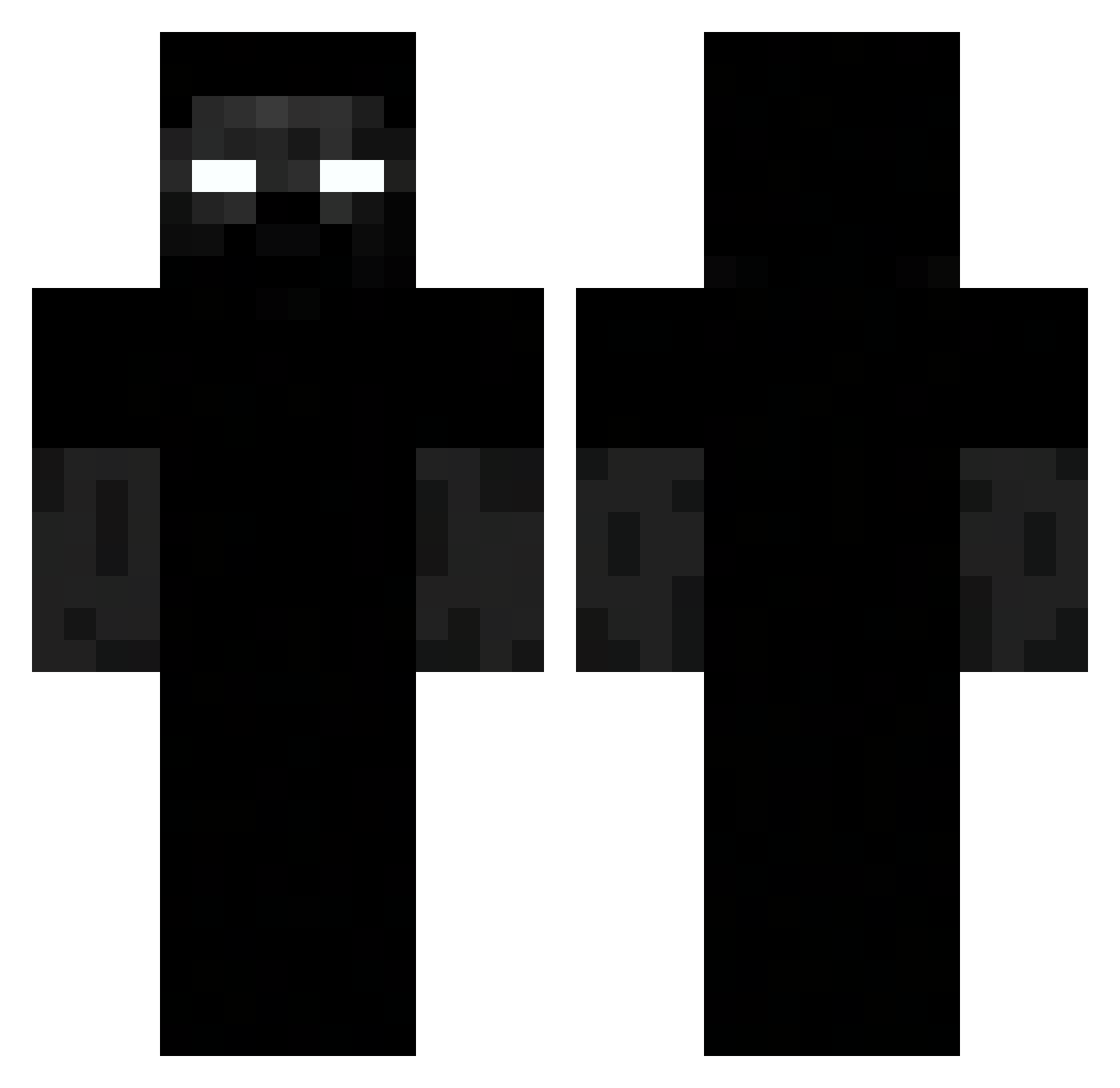unc4 Minecraft skin, front and back view